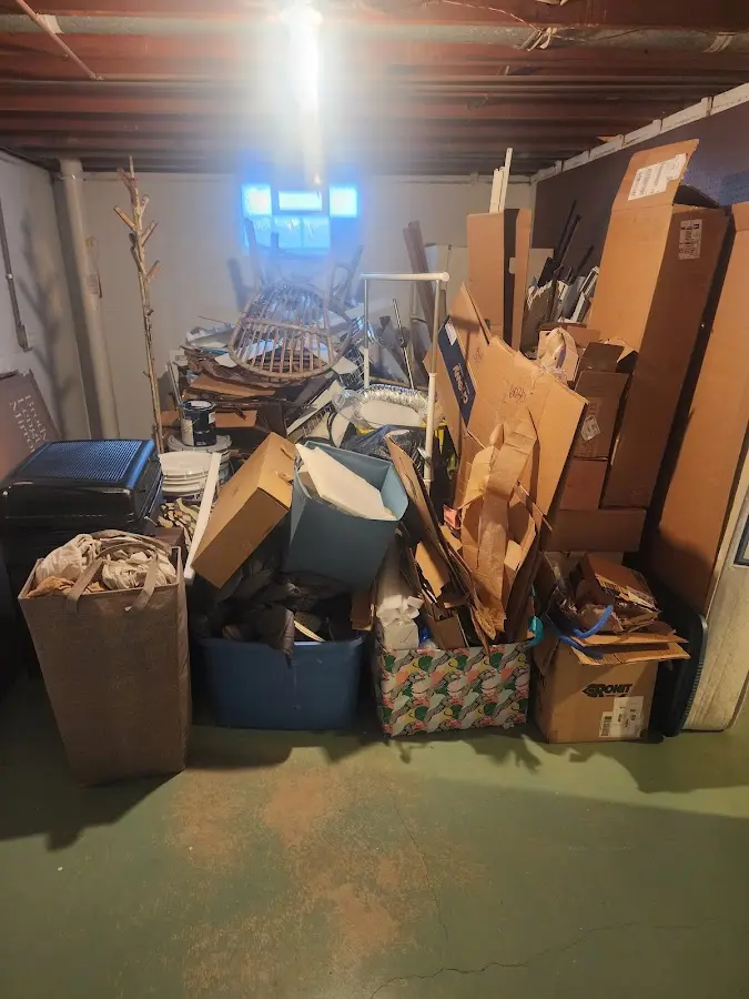 Roll-off dumpster container at job site for Roll Off Dumpster Rental in Seal Beach